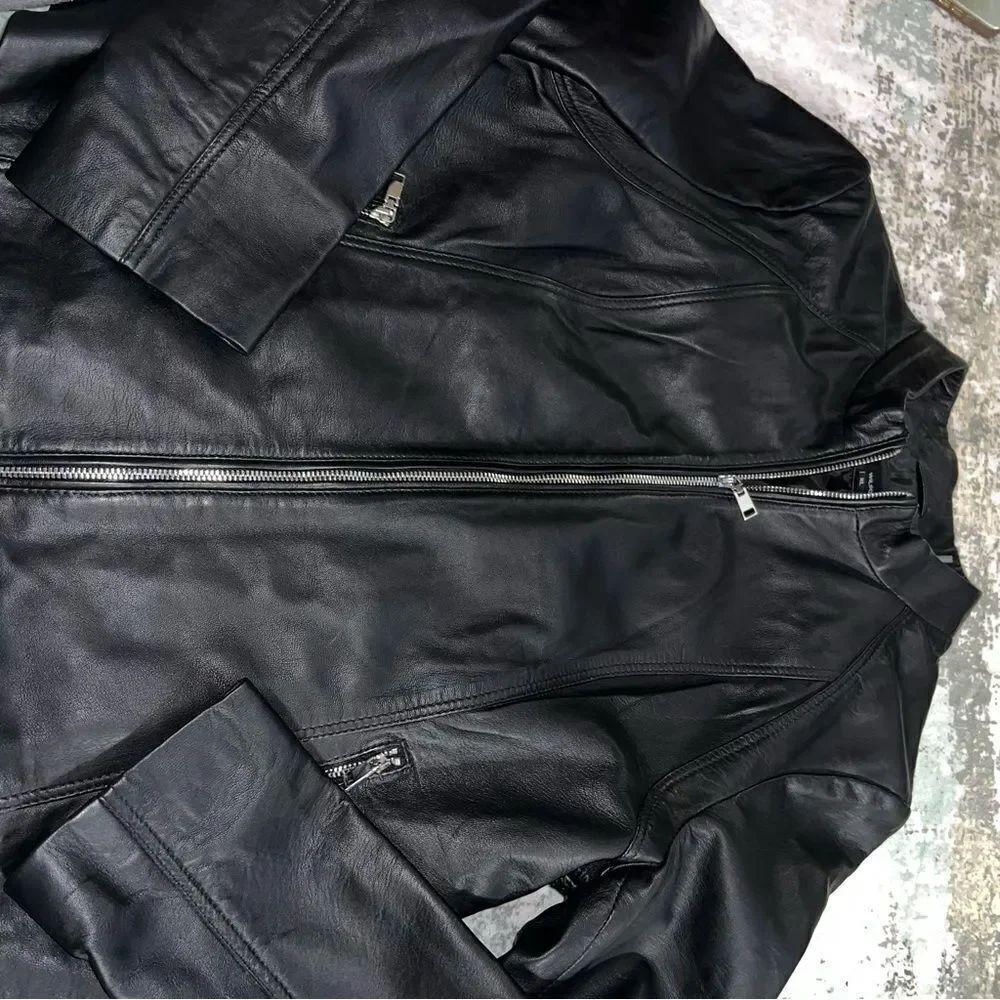 Wilson’s Black Leather Jacket